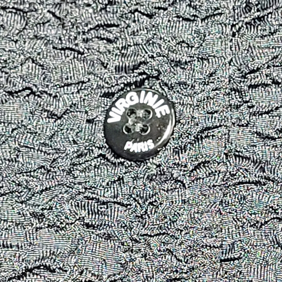 Vintage Virginie Paris Jet Black Boucle Jacket (M/12/14) - Picture 6 of 10